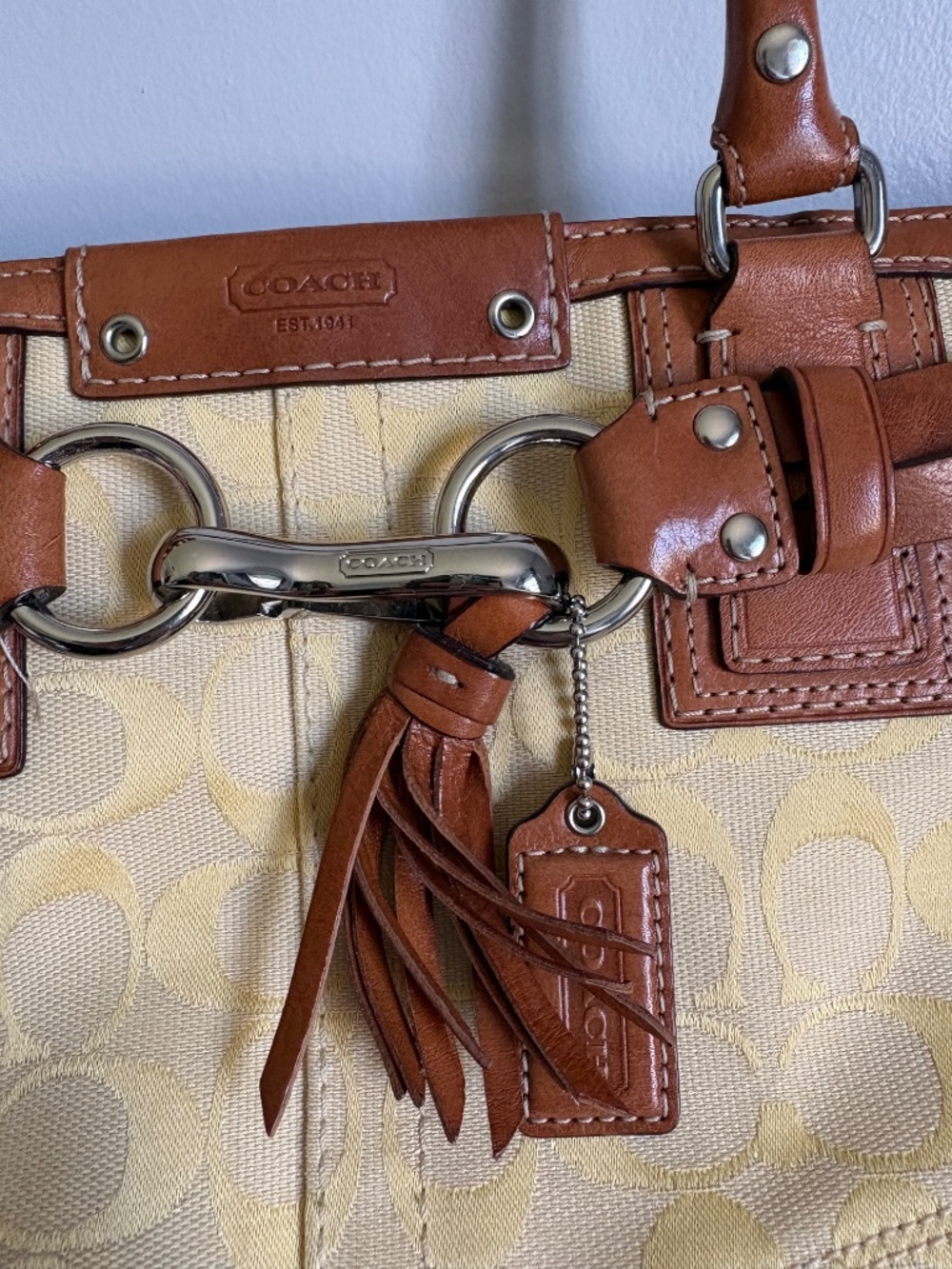 “Coach Bag” with Dress sold as a Set - Picture 7 of 11